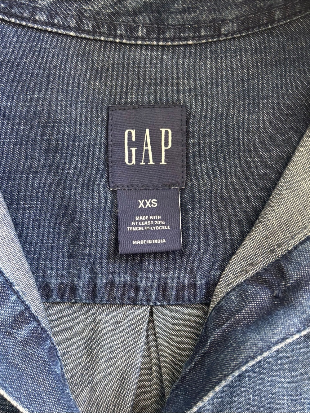 GAP Denim Utility Mini Shirtdress - Picture 4 of 8